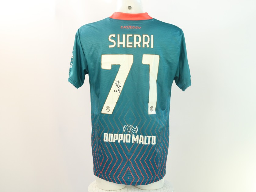 Sherri's Signed Unwashed Shirt, Cagliari vs Cremonese Coppa Italia 2024