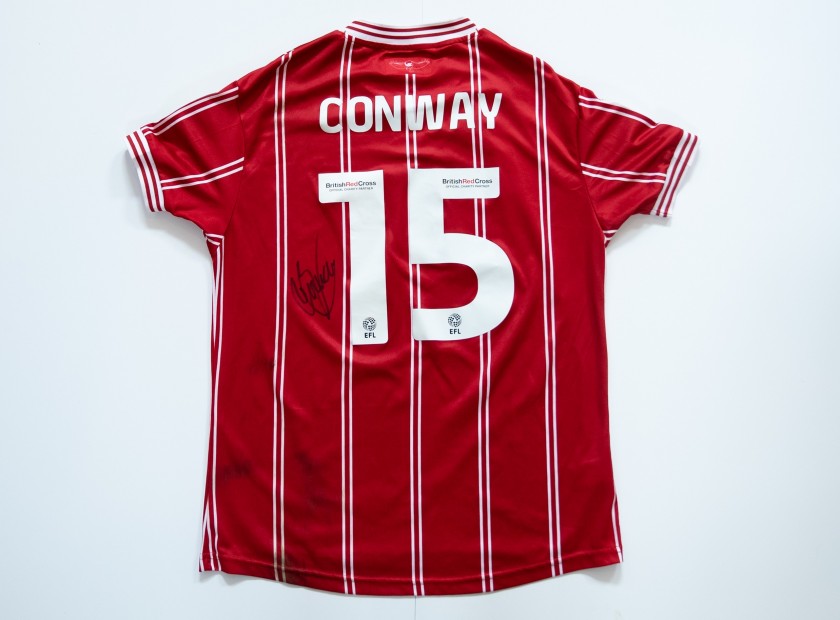 Tommy Conway's Bristol City Signed Match Worn Shirt