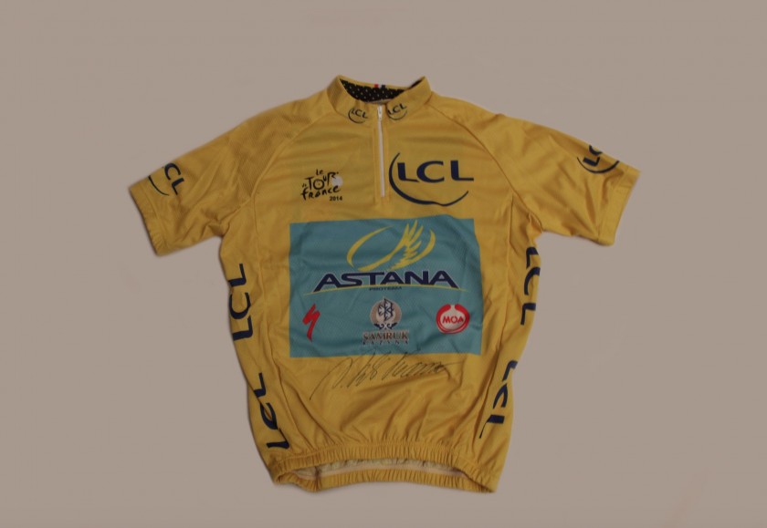 Vincenzo Nibali's Yellow Jersey from Tour de France 2014