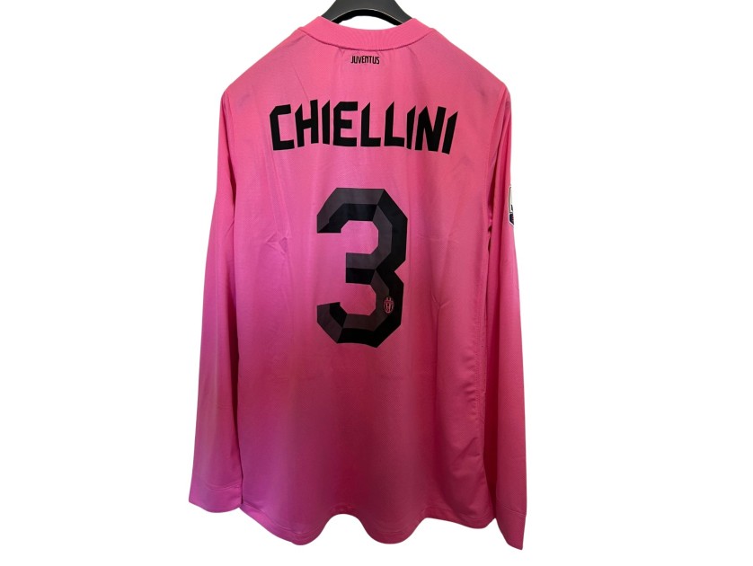 Maillot Juventus Match Worn Chiellini 2011/2012 - Issue Shirt Avec Certificat COA
