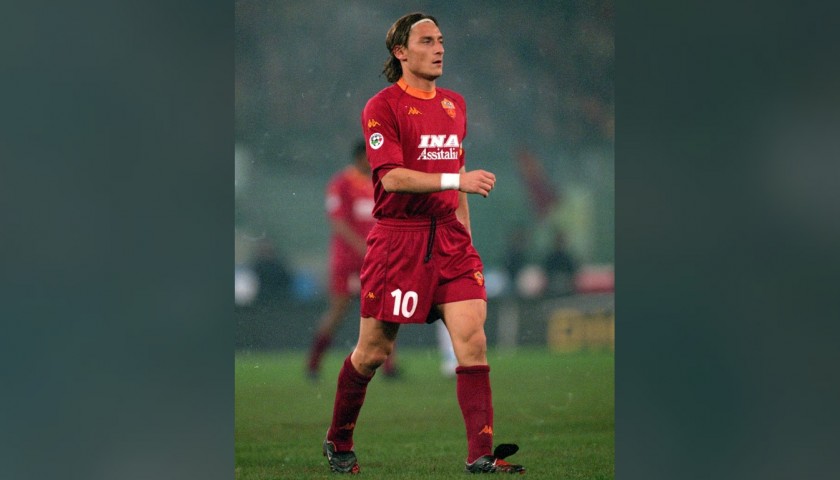Totti's Roma Signed Match Shirt, 2000/01 Pre-Season