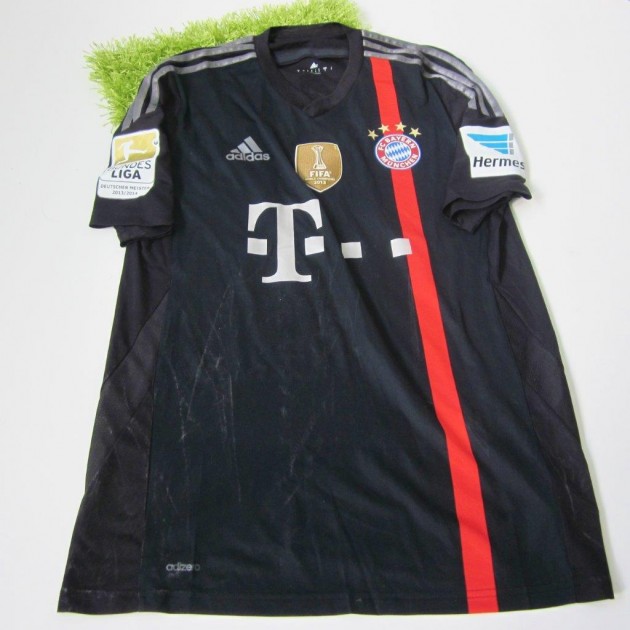 Muller Bayern Munchen issued/worn shirt, BundesLiga 2013/2014