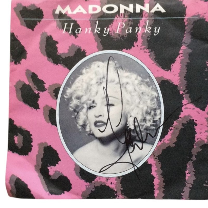 Madonna Signed 'Hanky Panky' 7" Vinyl