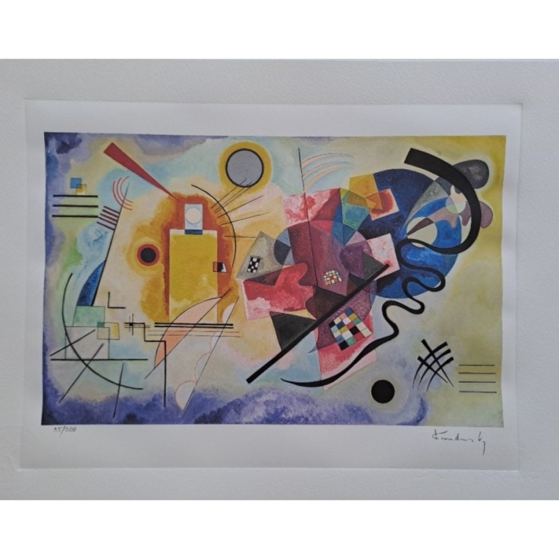"Yellow-Red-Blue, 1925" Lithograph by Wassily Kandinsky (after) 