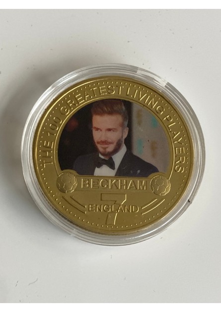 David Beckham Gold Plated Coin