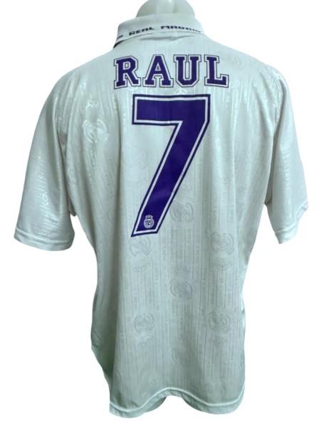 Maglia Raul Rleal Madrid, preparata 1996/97