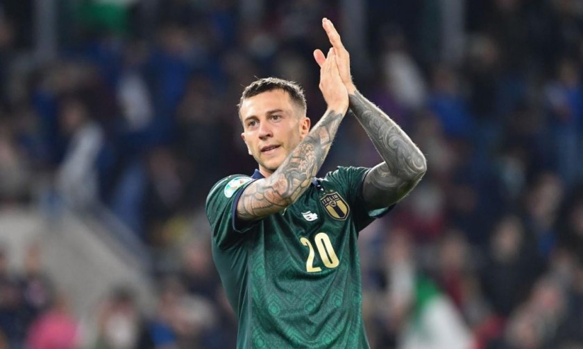 Maglia gara Bernardeschi, Italia-Grecia 2019
