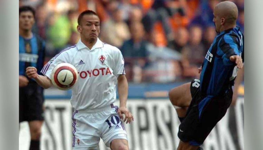 Nakata's Fiorentina Match Shirt, Serie A 2004/05