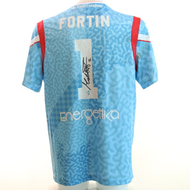 Fortin's Signed Unwashed Shirt, Padova vs Union Clodiense 2025