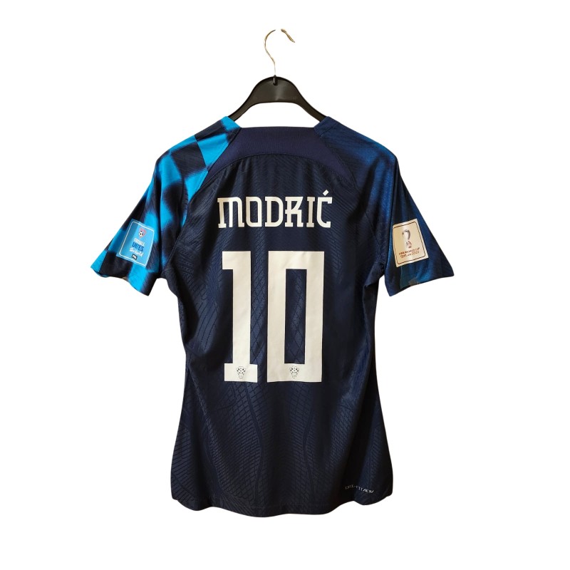 Luka Modric's Croatia World Cup 2022 Match Issued Away Shirt Vs Argentina