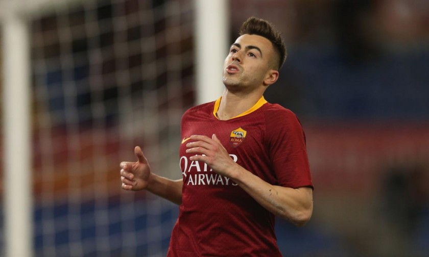 El Shaarawy's Official Roma Signed Shirt 2018/19