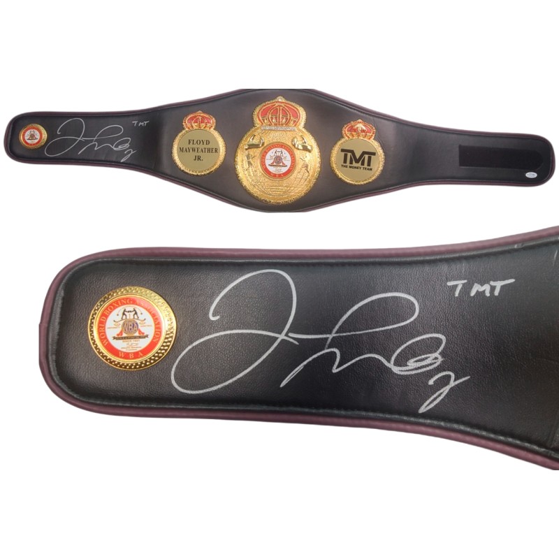 Floyd Mayweather Signed WBA Championship Belt