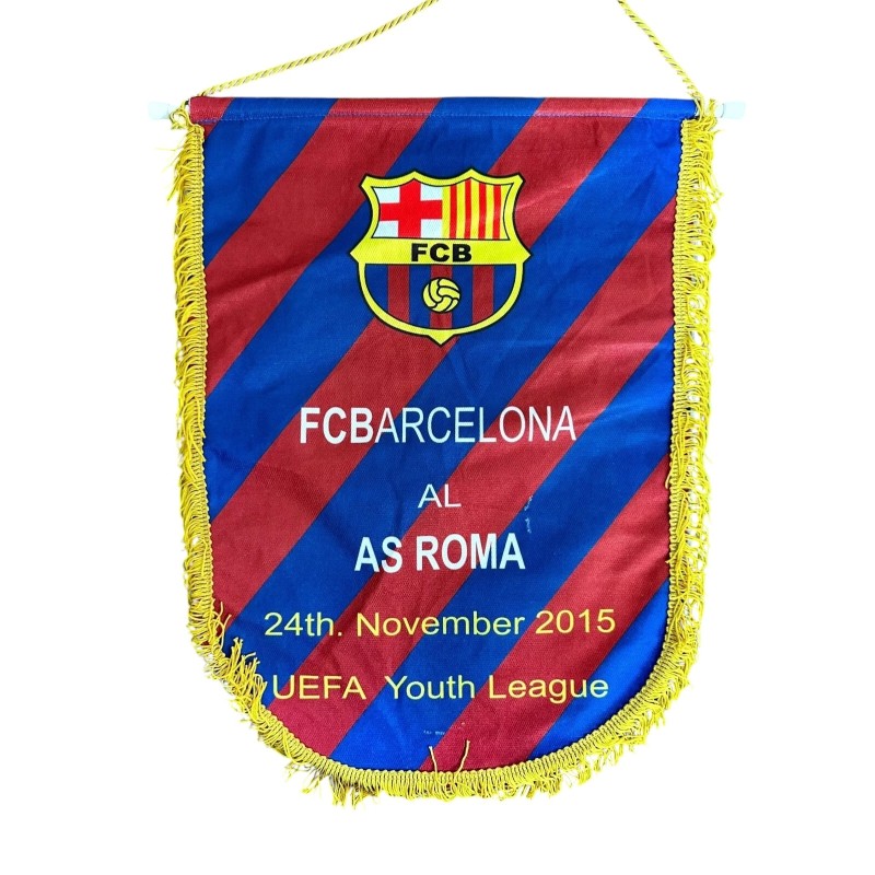 Pennant Match-Issued Barcelona vs Roma Youth League 2015