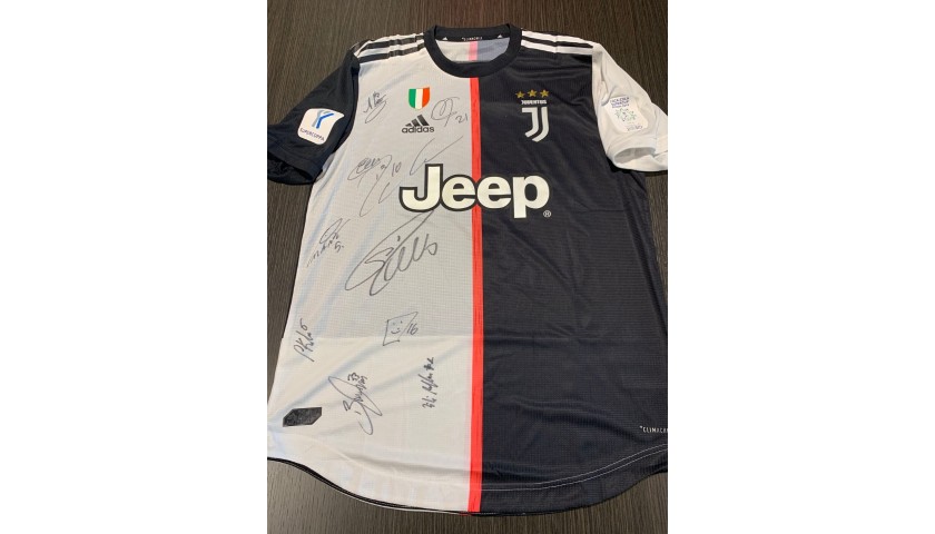 Cristiano Ronaldo Juventus Autographed Adidas 2019-20 Home