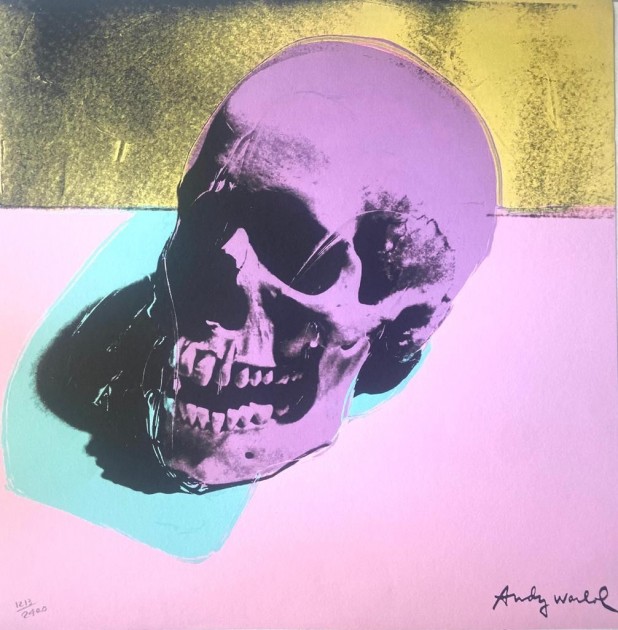 "Skull" Signed Limited Edition by Andy Warhol