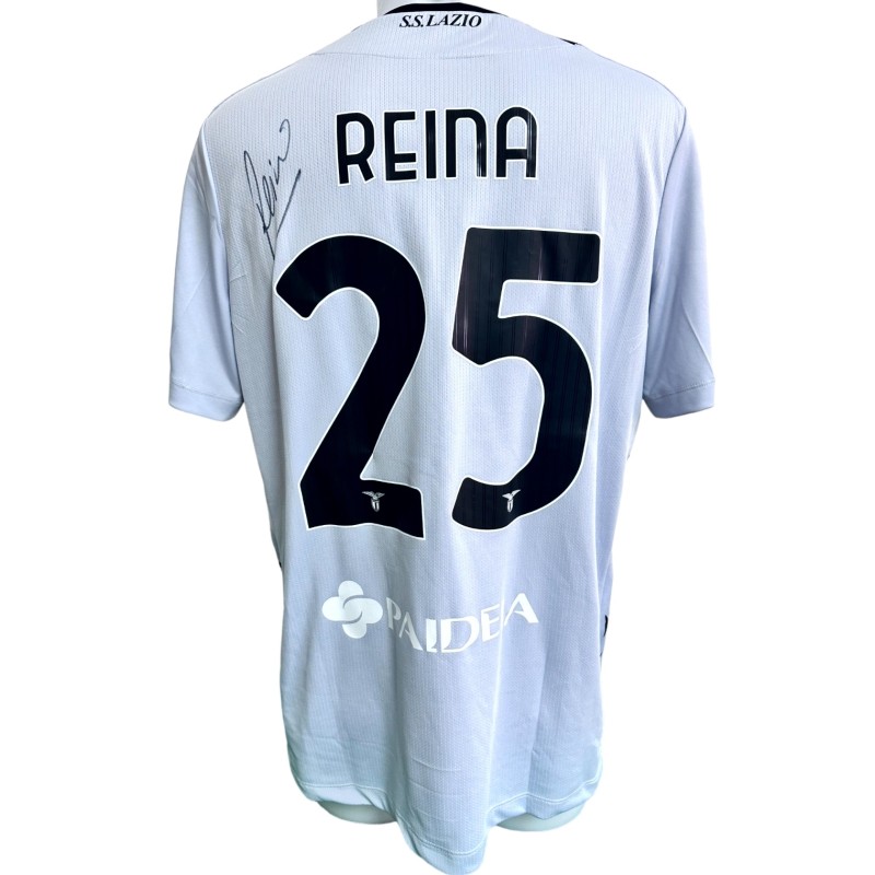 Reina's Lazio Signed Match-Issued Shirt, 2021/22