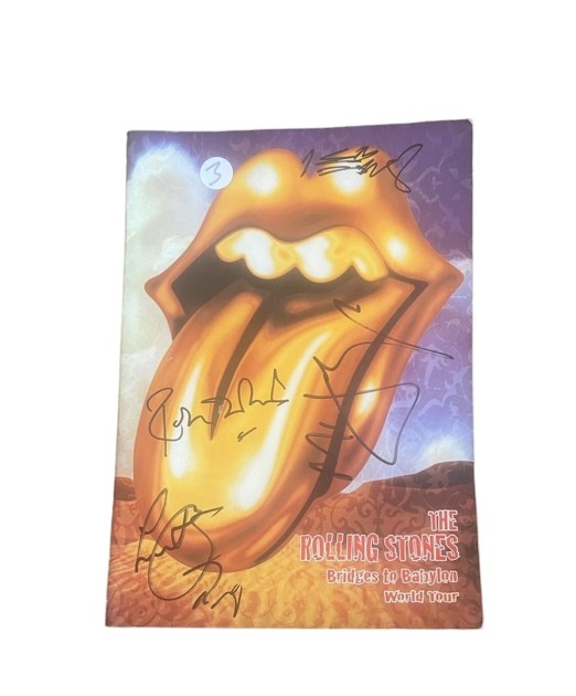 The Rolling Stones Signed Bridges To Babylon World Tour Programme