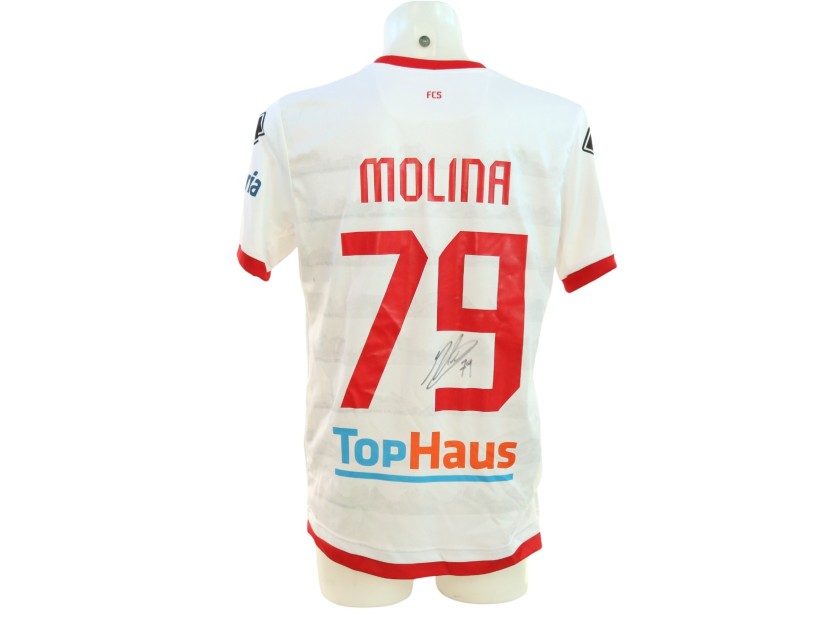 Molina's Signed Unwashed Shirt, Sudtirol vs Cittadella 2024