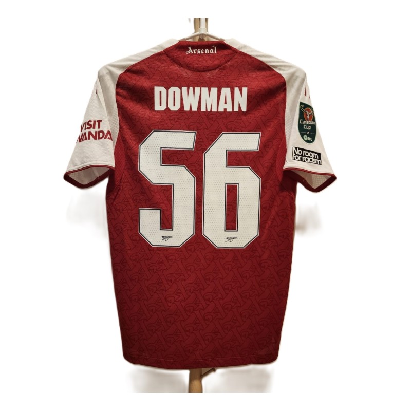 Dowman Arsenal Carabao Cup 2025/26 Match-Issued Shirt