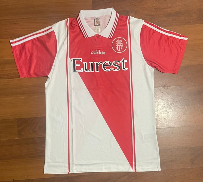 Thierry Henry's AS Monaco 1996/97 Signed Replica Shirt - CharityStars
