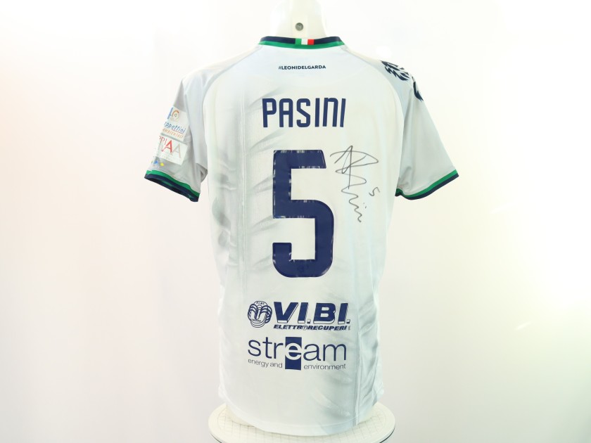 Pasini's Signed unwashed Shirt, Lumezzane vs Feralpisalò 2024