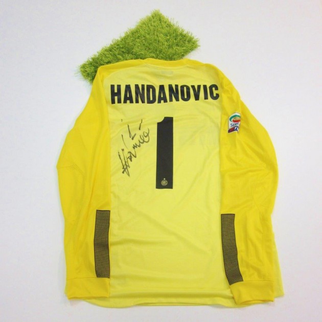 Handanovic Inter issued shirt, Serie A 2013/2014, signed