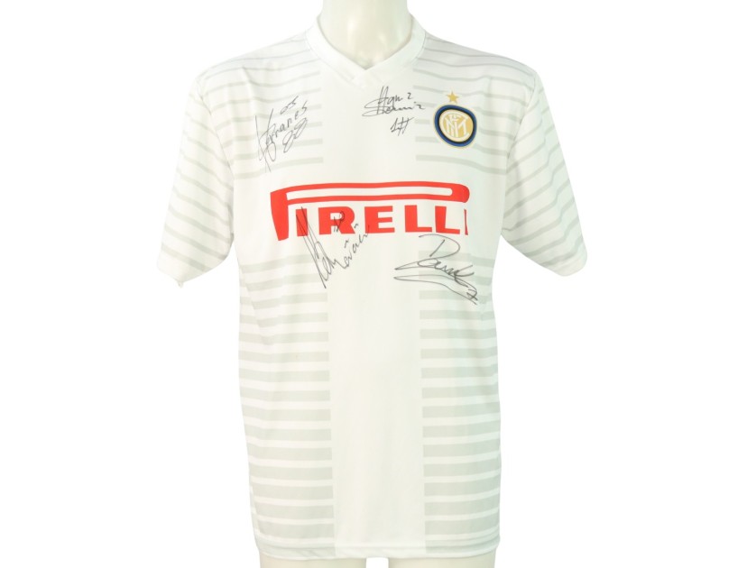 Inter Replica Shirt, 2014/15 - Signed by Handanovič, Hernanes, Kovačić and Osvaldo