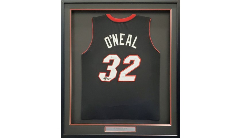 Shaquille O’Neal Signed Framed Jersey