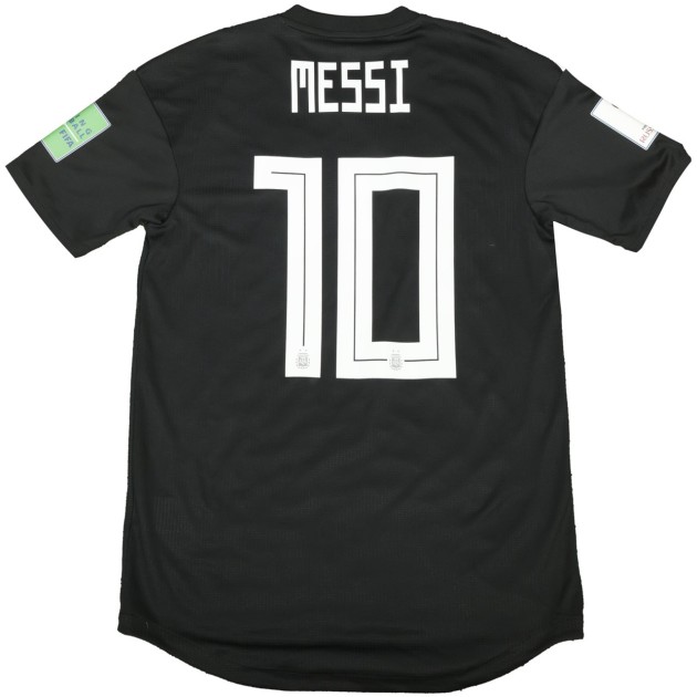 Messi's Match-Issued Shirt, Argentina vs Iceland WC 2018