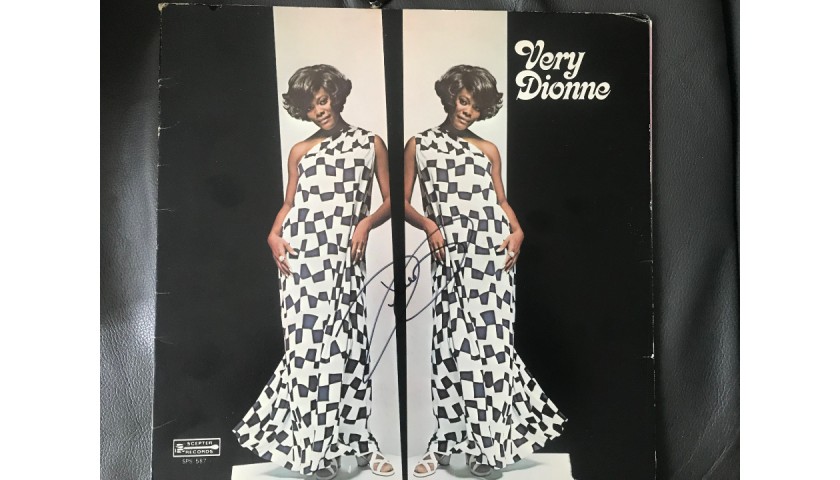 Dionne Warwick Signed Very Dionne Vinyl LP Cover