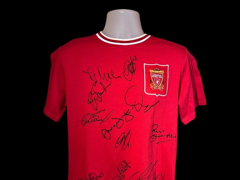 Legends Multi Signed Official Liverpool Football Shirt 