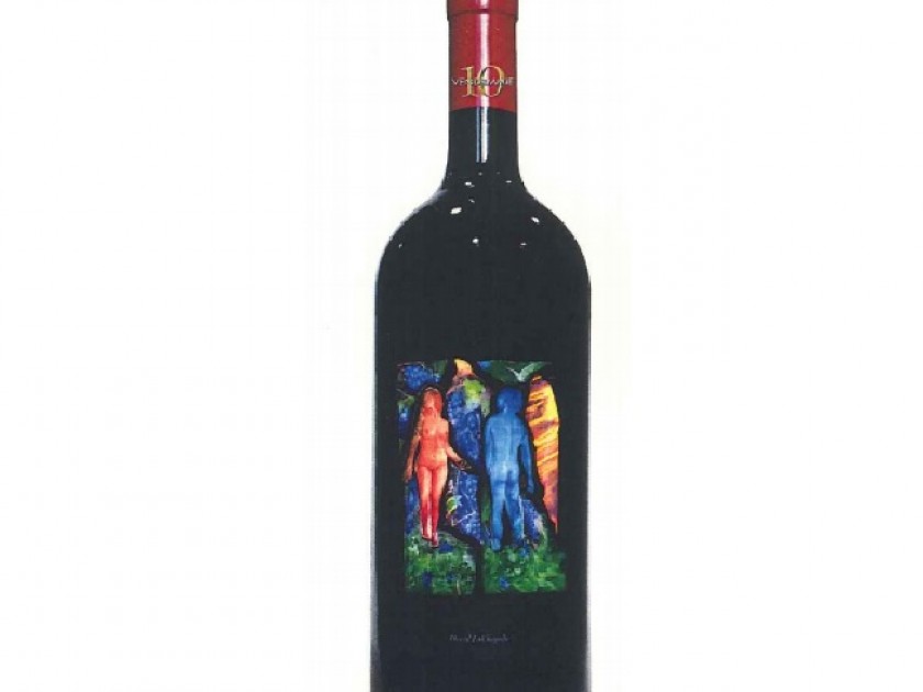 Rare bottle of wine "Rapture of the Grape"