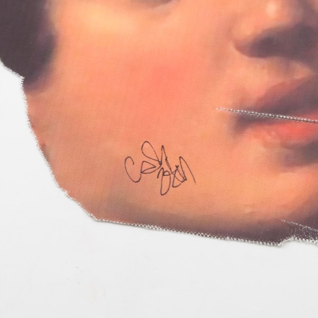 Print on canvas used in Caparezza "La ghigliottina" video - signed #5
