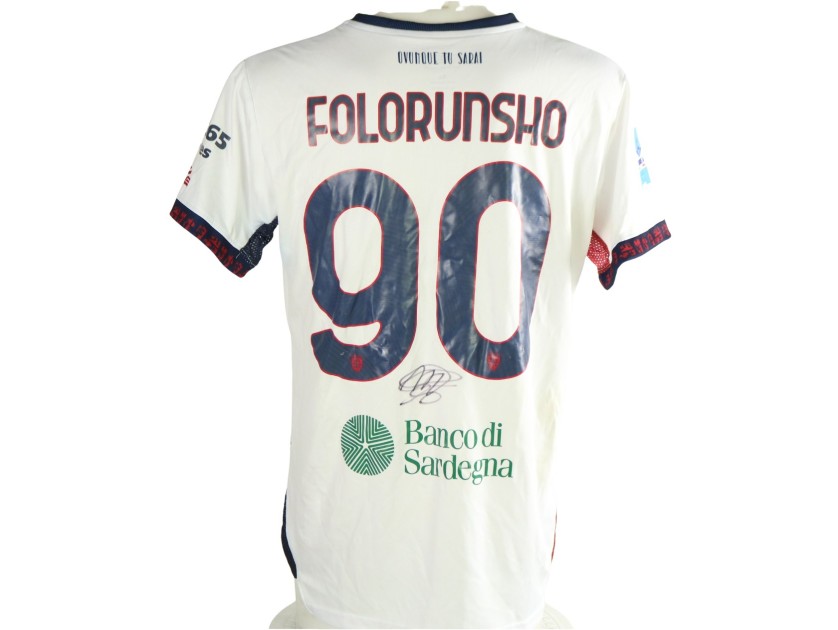 Maglia Folorunsho Unwashed Sassuolo vs Cagliari, 2026 - Autografata