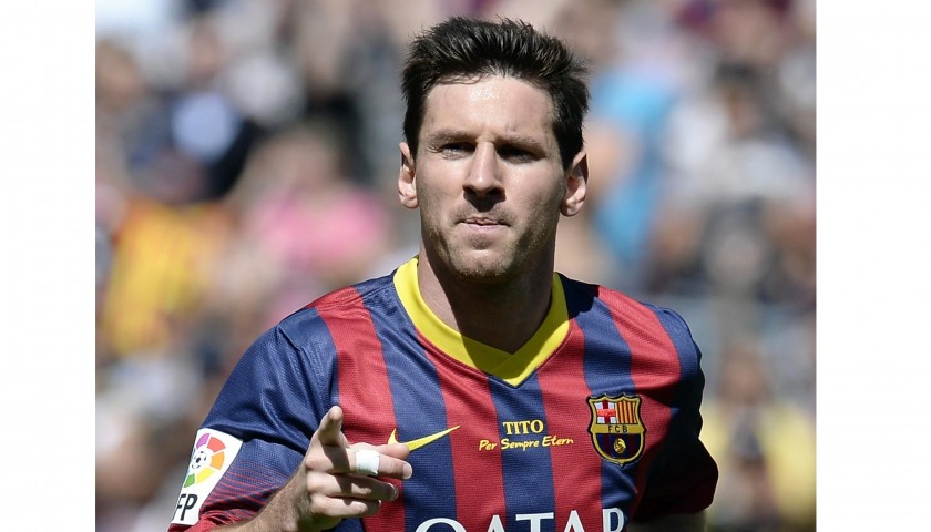 Messi's Match Shirt - Tito Per Sempre Etern