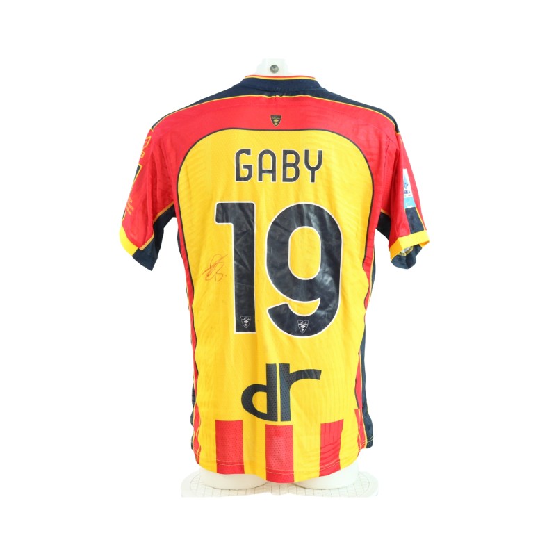 Gaby's Lecce vs Inter Signed Unwashed Shirt, 2025