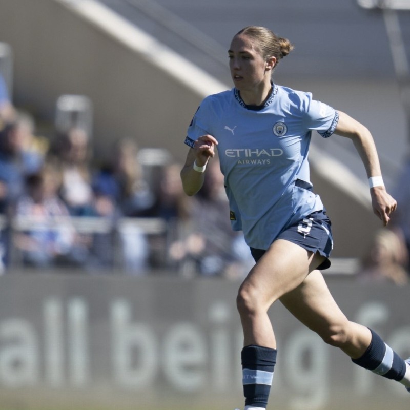 Naomi Layzell's Barclays WSL Match Worn Signed Shirt from Manchester City v Everton