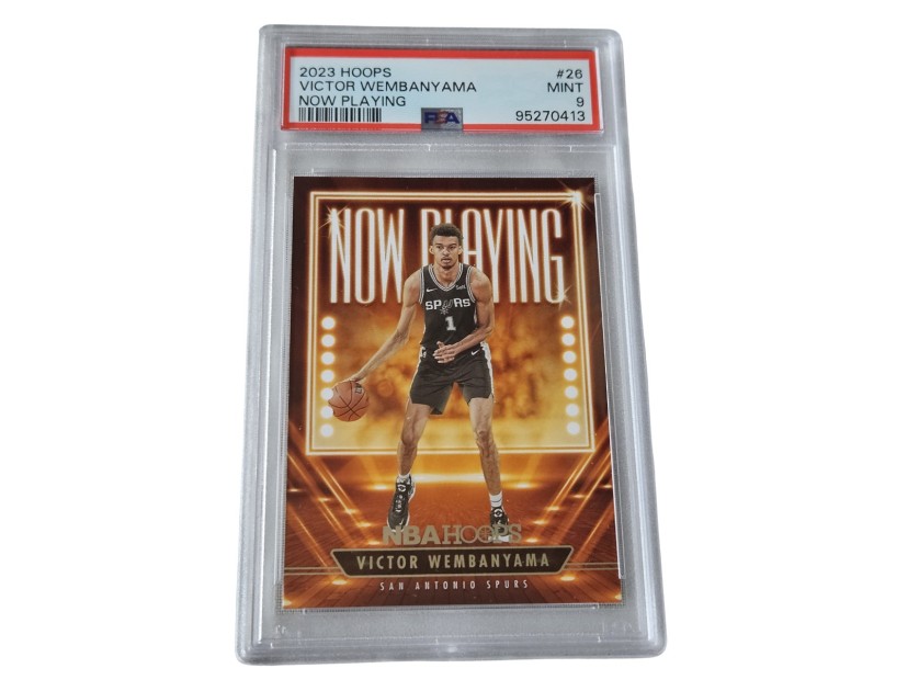 Card Victor Wembanyama Now Playing Panini Hoops, 2023 - #26