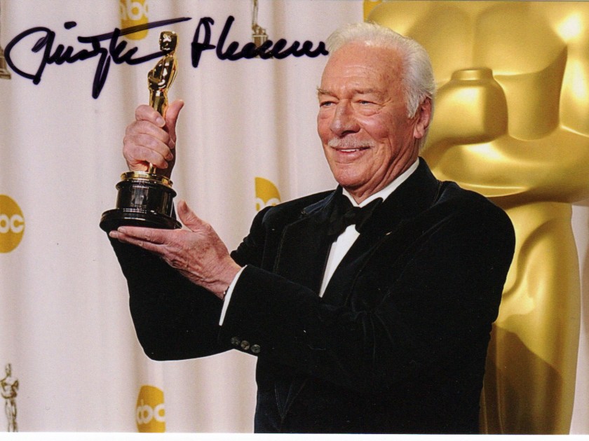 Christopher Plummer signed picture