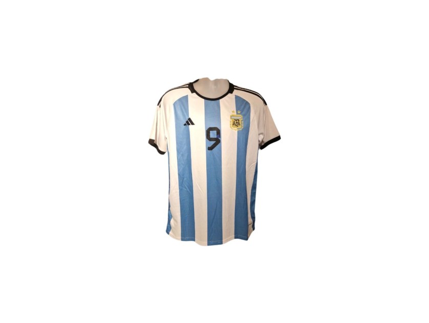 Maglia replica Julian Alvarez Argentina 2023 - Autografata