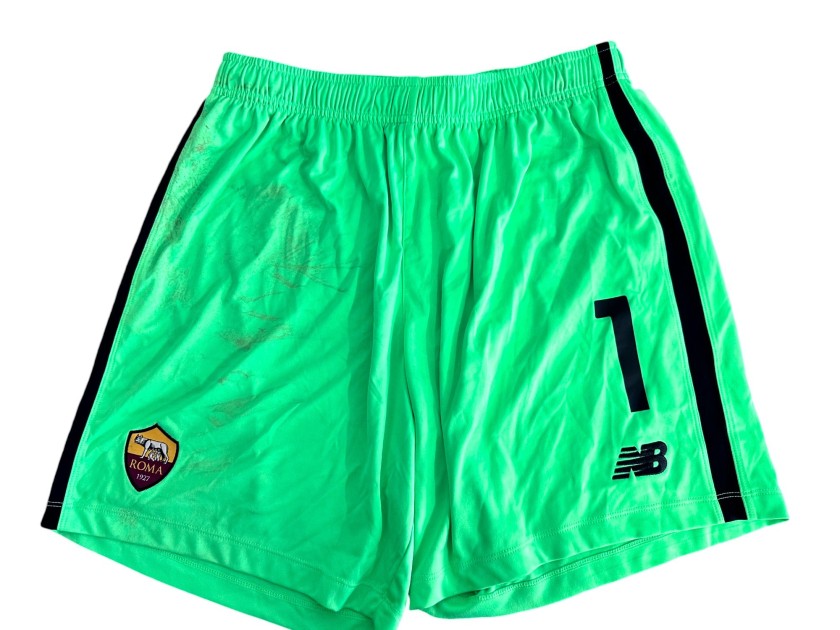 Rui Patricio's Roma Unwashed Shorts, 2022/23