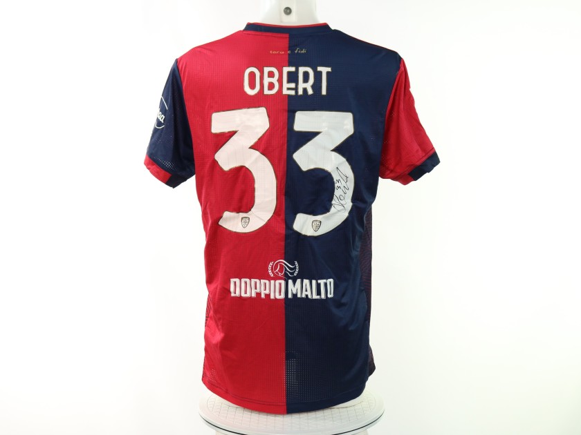 Maglia Obert Unwashed, Cagliari vs Atalanta 2024 - Autografata