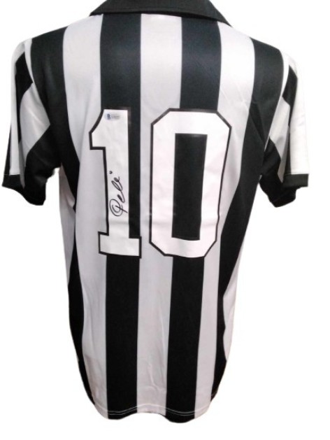 Pele Replica Santos Signed Shirt