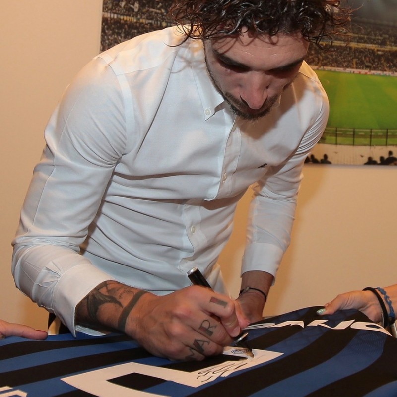Inter Shirt Signed and Hand-Delivered by Sime Vrsaljko #3