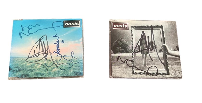 Oasis Signed Two CDs - Package 3