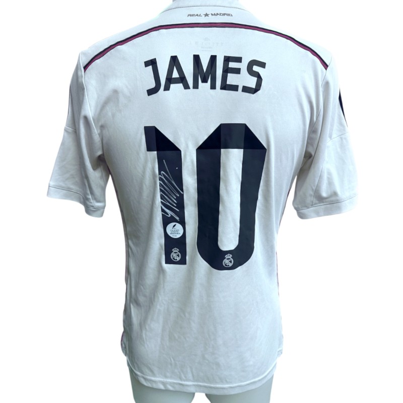 James Rodriguez's Real Madrid Signed Official Shirt, 2014/15