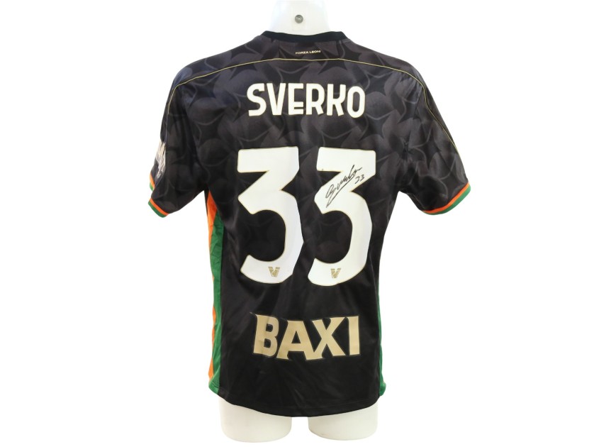 Sverko's Signed Unwashed Shirt, Venezia vs Empoli 2025