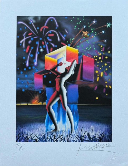 "Free" by Mark Kostabi