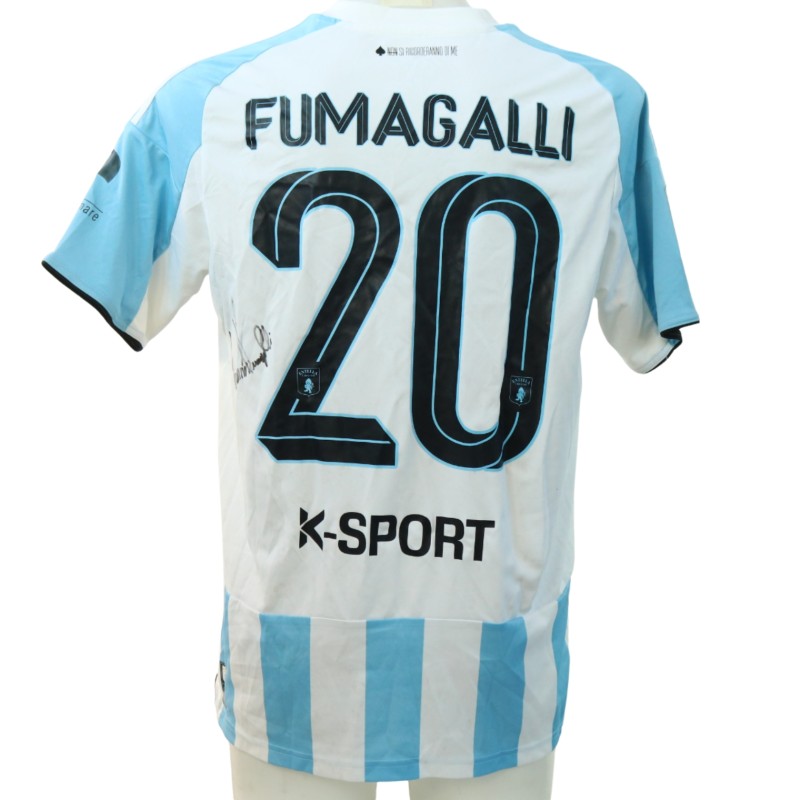 Fumagalli's Signed Unwashed Shirt, Virtus Entella vs Mantova 2025