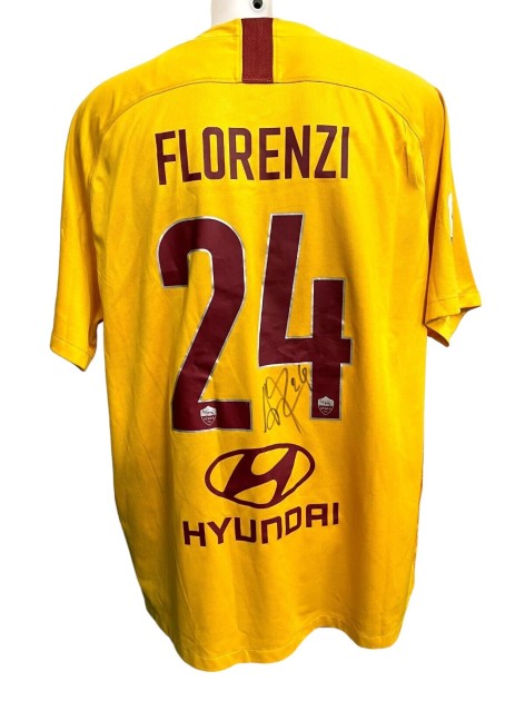 Official Florenzi Roma Signed Shirt, 2018/19 